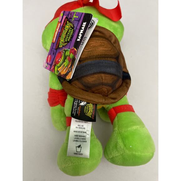 NWT Teenage Mutant Ninja Turtles Mutant Mayhem, Plush Raphael, - Picture 8 of 8